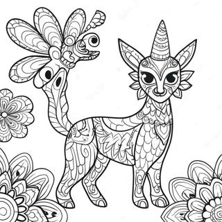 Alebrije Kleurplaat 10360-8325