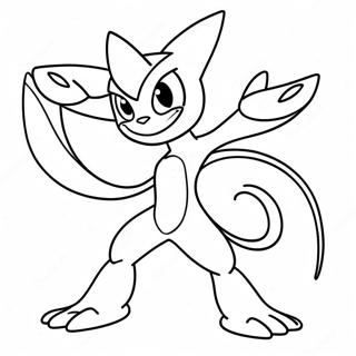 Greninja Kleurplaten