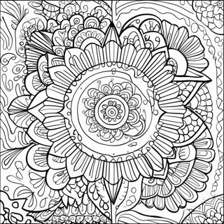 Volwassen Mandala Kleurplaat 1110-895