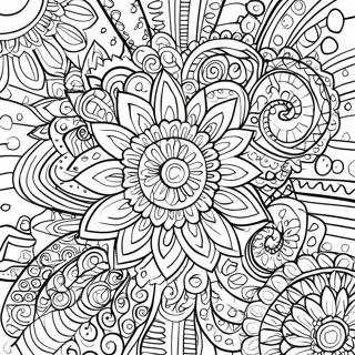 Levendige Gelpen Mandala Kleurplaat 11401-8933