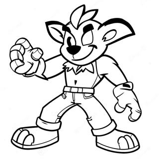 Crash Bandicoot Kleurplaat 11490-8999