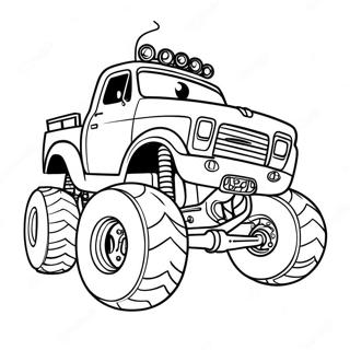 Spiderman Monster Truck Kleurplaten