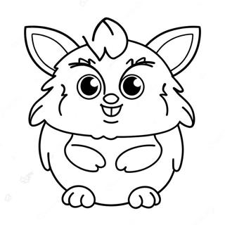 Furby Kleurplaten