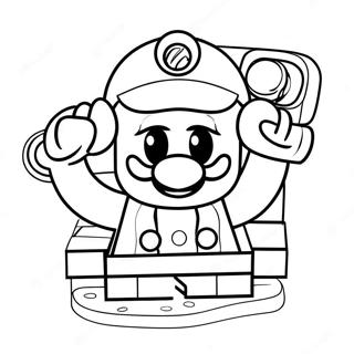 Lego Mario Kleurplaten