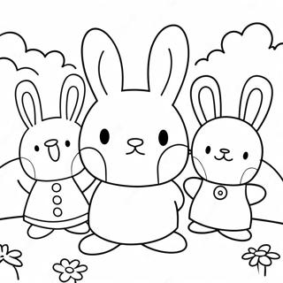 Miffy Met Vrienden Kleurplaat 11871-9310