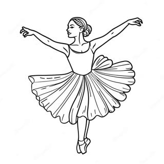 Realistische Ballerina Kleurplaten