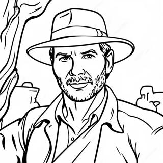 Indiana Jones Kleurplaten