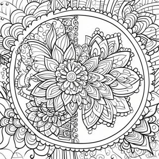 Mindful Mandala Kleurplaat 1310-1033