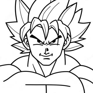 Super Saiyan Goku Kleurplaten