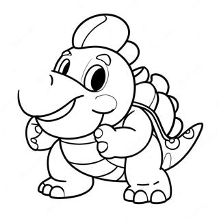 Bowser Jr Kleurplaten