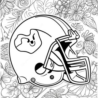 Michigan Voetbalteam Logo Kleurplaat 13610-10701