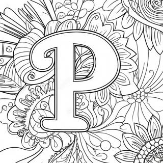 Letter P Kleurplaten