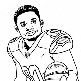 Stefon Diggs Kleurplaten