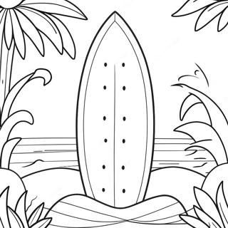 Surfplank Kleurplaat 14440-11368