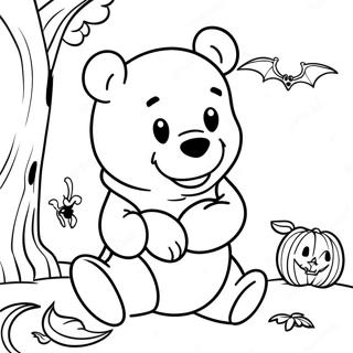 Winnie De Poeh Halloween Kleurplaten