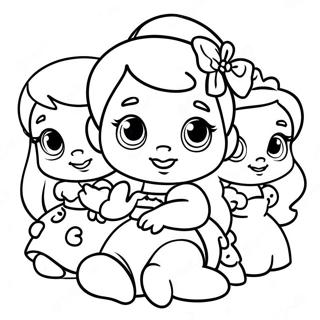 Schattige Baby Disney Prinsessen Kleurplaat 1571-1261