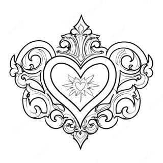 Kingdom Hearts Logo Kleurplaat 15790-12433