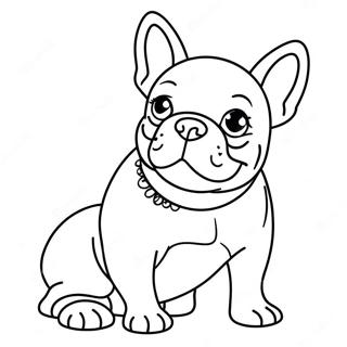 Franse Bulldog Kleurplaten