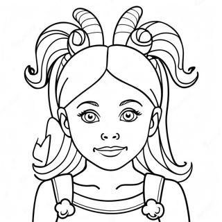 Cindy Lou Who Kleurplaten