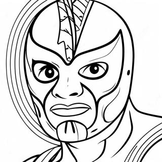 Rey Mysterio Kleurplaat 16780-13217