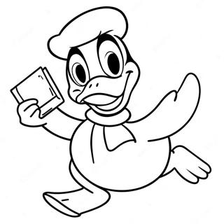 Donald Duck Kleurplaten