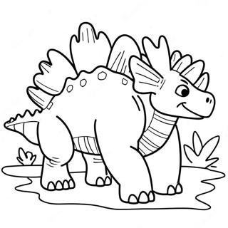 Stegosaurus Kleurplaten