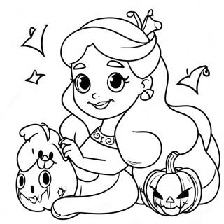 Disney Prinses Halloween Kleurplaten