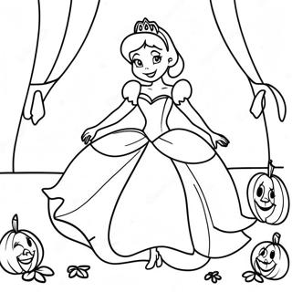 Disney Prinses Halloween Kleurplaten