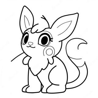 Sylveon Kleurplaten