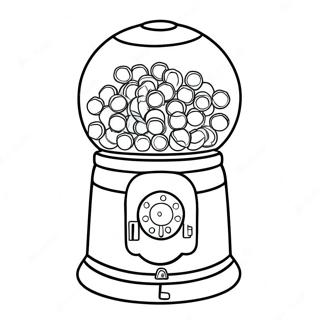 Gumball Machine Kleurplaat 18060-14265