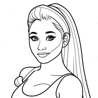 Ariana Grande Kleurplaten