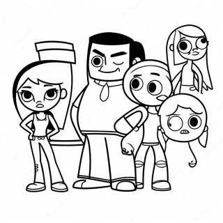 Total Drama Personages Kleurplaat 18923-14947