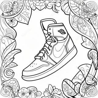 Air Jordan Logo Kleurplaat 18972-14981