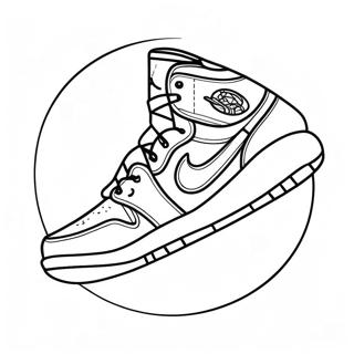 Air Jordan Logo Kleurplaat 18972-14984