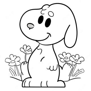 Snoopy Kleurplaten