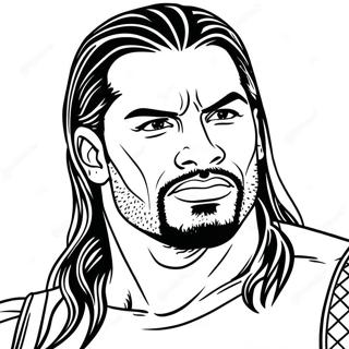 Roman Reigns Kleurplaten