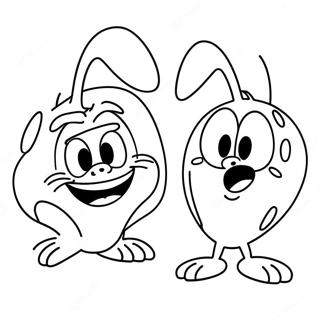 Ren En Stimpy Kleurplaten