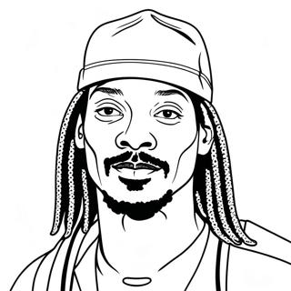 Kleurplaat Van Snoop Dogg 19542-15442