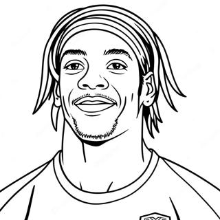 Ronaldinho Kleurplaat 19682-15550