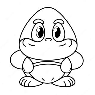 Goomba Kleurplaten