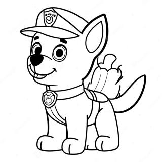 Ryder Paw Patrol Kleurplaat 19992-15799