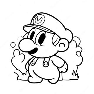 Super Mario Odyssey Cappy Kleurplaten