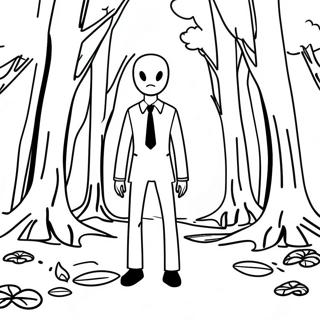 Slenderman Kleurplaten