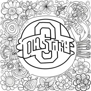 Kleurplaat Van Het Ohio State Logo 20472-16185