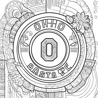 Kleurplaat Van Het Ohio State Logo 20472-16186