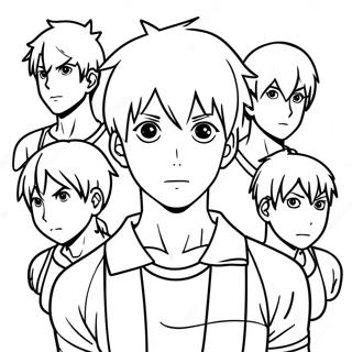 Haikyuu Kleurplaten