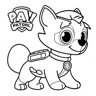 Rocky Paw Patrol Kleurplaten