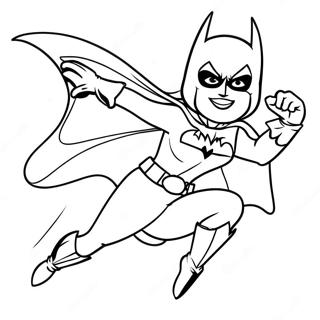 Batgirl Kleurplaten