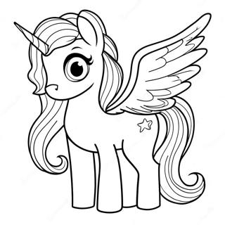 Alicorn Kleurplaten