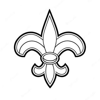 New Orleans Saints Logo Kleurplaat 21712-17204